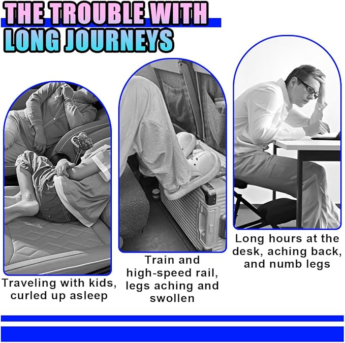 Cute Car Foot Hammock, Adjustable Height Automotive Seat Footrest, Vehicle Seat Extender Leg Support & Relax Accessories, Portable Long Travel Essentials for RV, SUV, Truck(Duck)