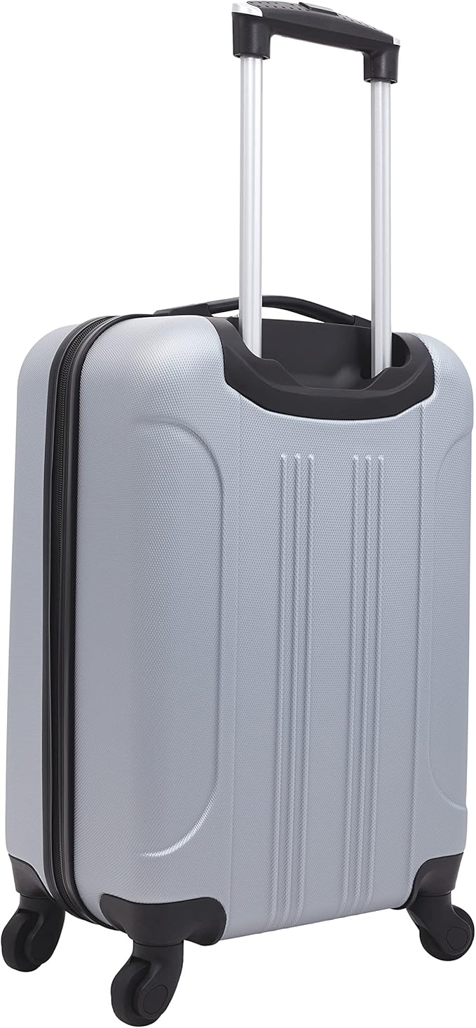 Travelers Club Cosmo Luggage, Silver-2 Piece Set (28"/20")