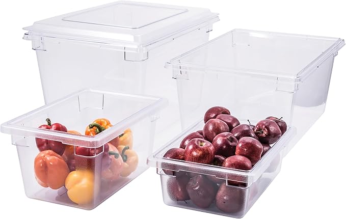 Winco Commercial Food Storage Box/Tote for Restaurant, 18" x 26"