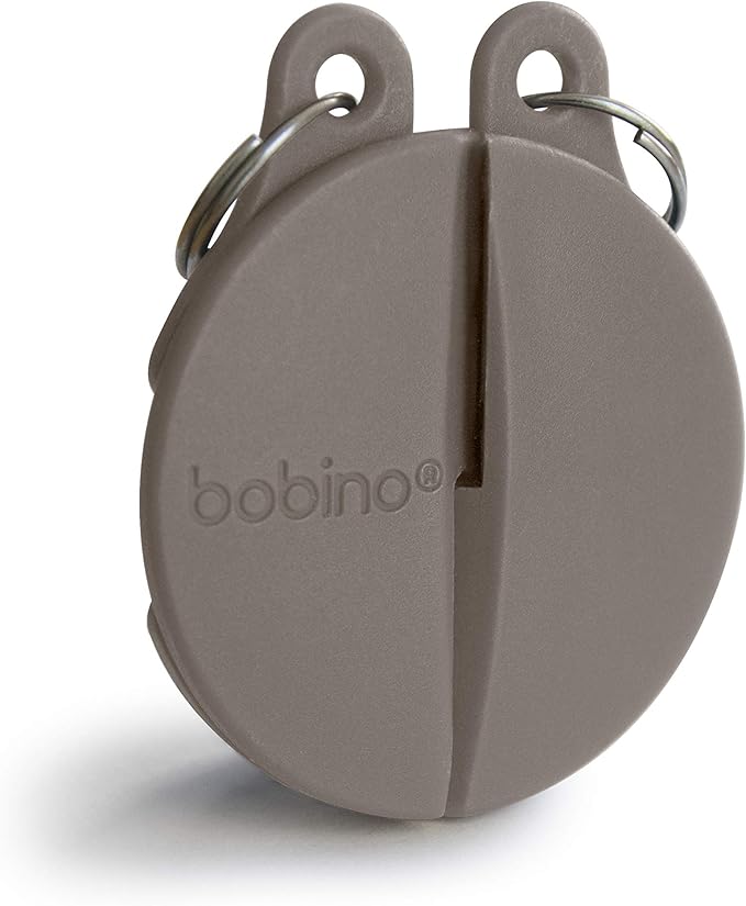 Bobino Zipper Clip | Anti Theft Purse & Backpack Lock | Anti Pickpocket | Travel Essentials | Purse and Backpack Safety | Travel Safety | 2 Pack Slate