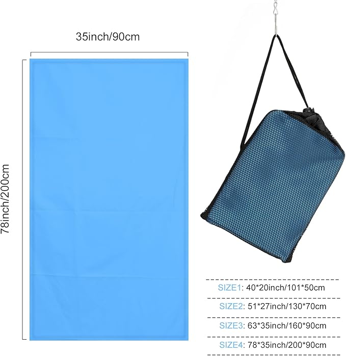 Microfibre Towel Extra Large for Beach, Travel, Swimming, Bath– Quick Dry, Ultra Compact, Sand Free, Lightweight & Super Absorbent(Marine Blue,78x35 in)