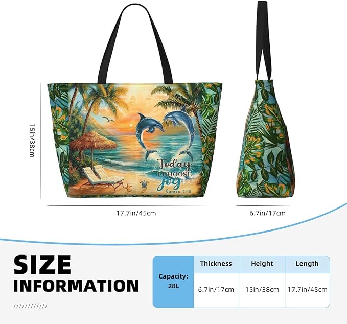 Large Beach Tote Bag Beach Bag Waterproof Sandproof Lightweight Women Tote