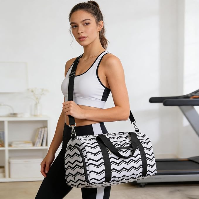 Gym Bag for Men & Women with Shoe Compartment Duffle Bag for Travel Sports Weekender Fitness Overnight Large