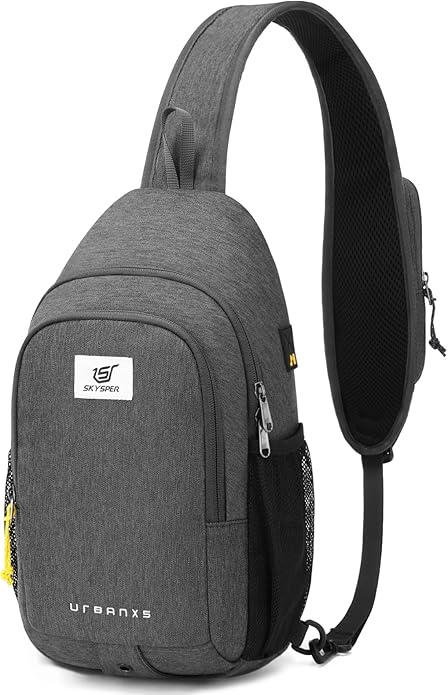 SKYSPER Sling Bag Anti Theft Crossbody Bag RFID Lightweight Travel Shoulder Chest Bag for Hiking Walking