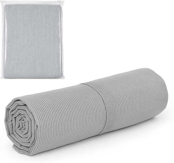 Microfiber Beach Towel, Lightweight Quick Dry Pool Towel, Super Absorbent Soft Bath Towel for Swimming, Gym, Travel, Camping & Outdoor, Sand Free, Compact and Large 9.5" x 9.5", Gray