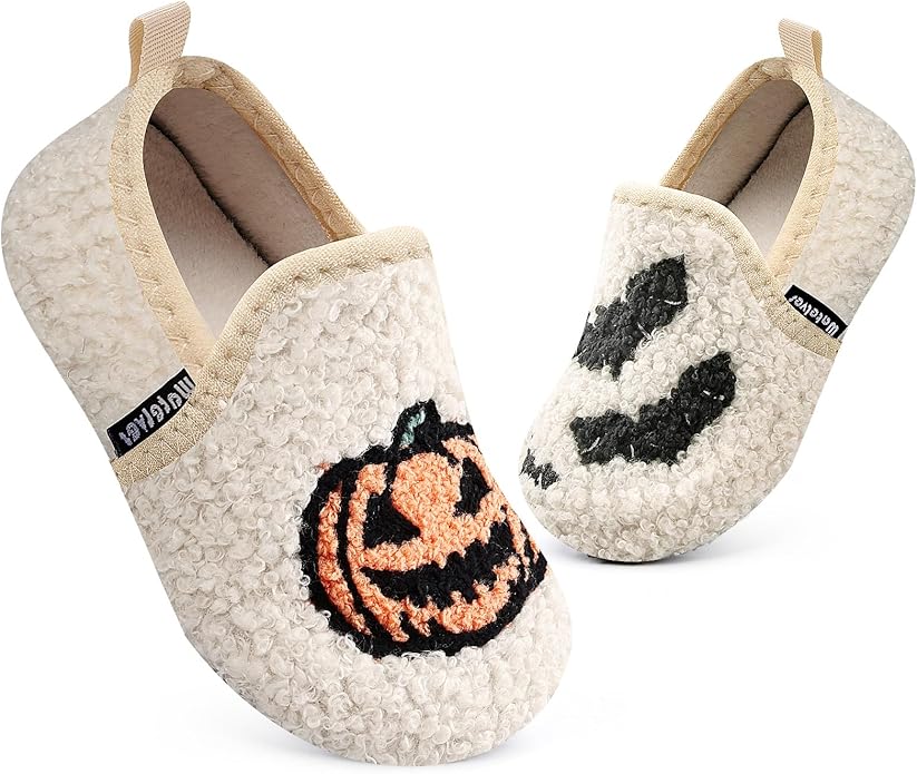 WateLves Kids Toddler Slippers Girls Boys Slip on House Shoes Lightweight Anti Slip Sock Slippers Winter Indoor Outdoor Walking Shoes