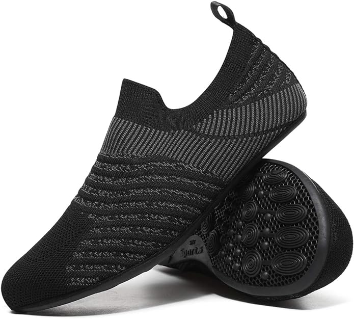 ditont Non-Slip Indoor House Slippers Lightweight Comfortable Grip House Home Shoes for Men Women