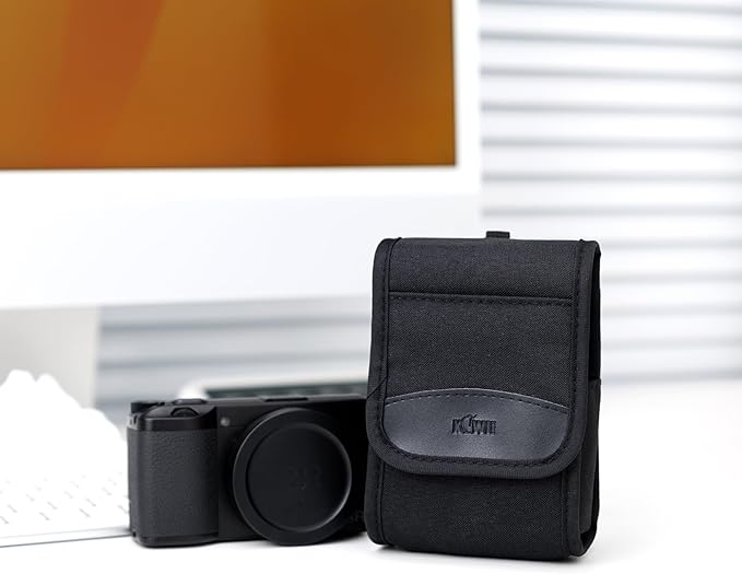 KIWIFOTOS Compact Camera Case Travel Pouch for Lumix ZS99 Sony RX100 VI ZV-1 II ZV-1 ZV-1F Ricoh GR IV III Canon ZS720 G7XIII GR IIIx Olympus TG-6 TG-5 EKTAR H35 Small Camera Bag