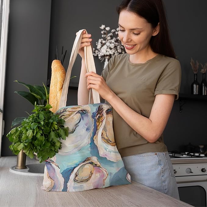 FBB Ocaen Beachy Ocean Sea Fish Reusable Grocery Shopping Bag