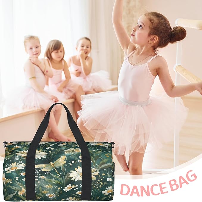 Spring Wildflower Travel Duffle Bag for Women Men, Overnight Weekender Bag, Carry on Tote for Sport Gym