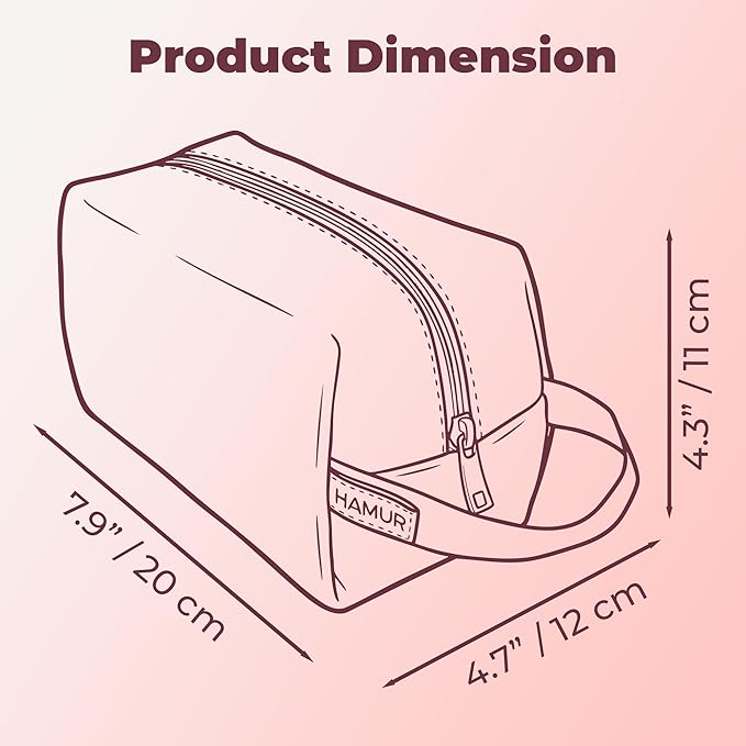 HAMUR HOME Reusable Wet Dry Bag – Water-Repellent Travel Organizer with Protective Inner Lining for Baby Diapers, Swimwear, Gym Clothes, or Toiletries, Urchin Wet Dry Bag
