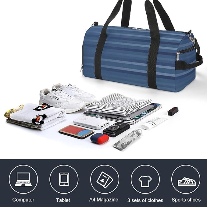 Gym Bag for Men & Women Duffle Bag for Travel Sports Carry on Weekender Fitness Overnight with Shoe Compartment