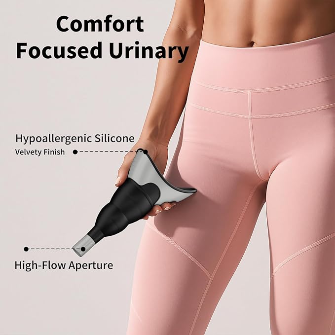 PFP Female Urination Device - Female Urinals for Women with Storage Pouch, Pee Funnel for Women Travel Companion for Outdoor & Surgery, Female Urinal Perfect for Hiking, Camping, Travel