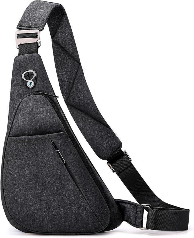 Crossbody Bag Anti-Theft Lightweight Casual Shoulder Backpack Sling Chest Bag Belt Rucksack for Travel Bicycle Sport
