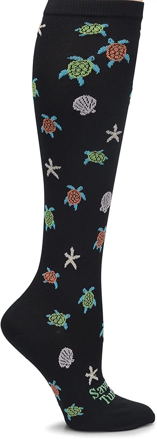 Nurse Mates Women's Calf Socks | 12-14 mmHg Compression | Superior Support & Comfort | 1 Pair