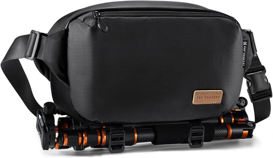 K&F Concept 2 in 1 Sling Bag Everyday Shoulder Bag & Multifunction Photography Crossbody Camera DSLR Backpack Portable Bag