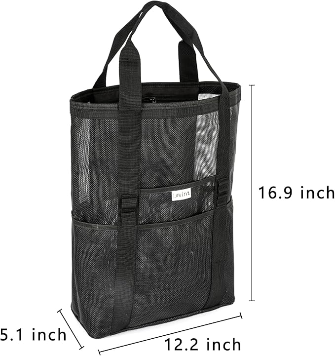 Luwint Large Mesh Dive Bag Scuba Gear Backpack Foldable Bag for Snorkeling Diving, Water Sports, Beach, Duffle Gym Bag