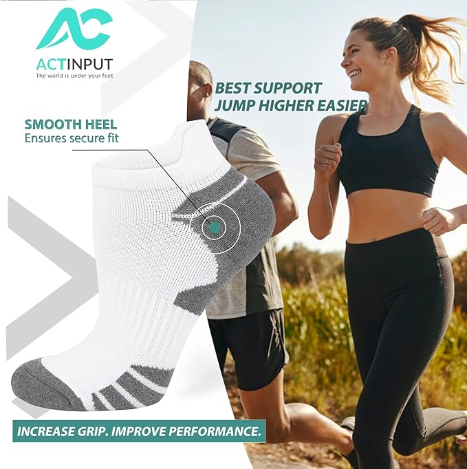 ACTINPUT Compression Socks Plantar Fasciitis for Women Men - 8-15 mmHg Best for Athletic,Support,Flight Travel,Nurses,Hiking