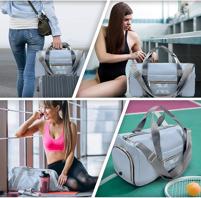 Personalized Tactical Gym Bag For Men，Custom Travel Duffel Bag with Name，Sports Workout Travel Bag with Shoes Compartment-Blue letters
