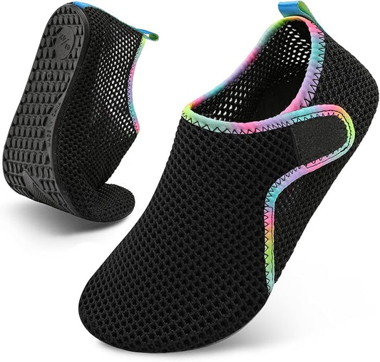 Scurtain Barefoot Water Shoes for Women Men Beach Swim Aqua Socks Summer Quick-Dry Sandals Slippers