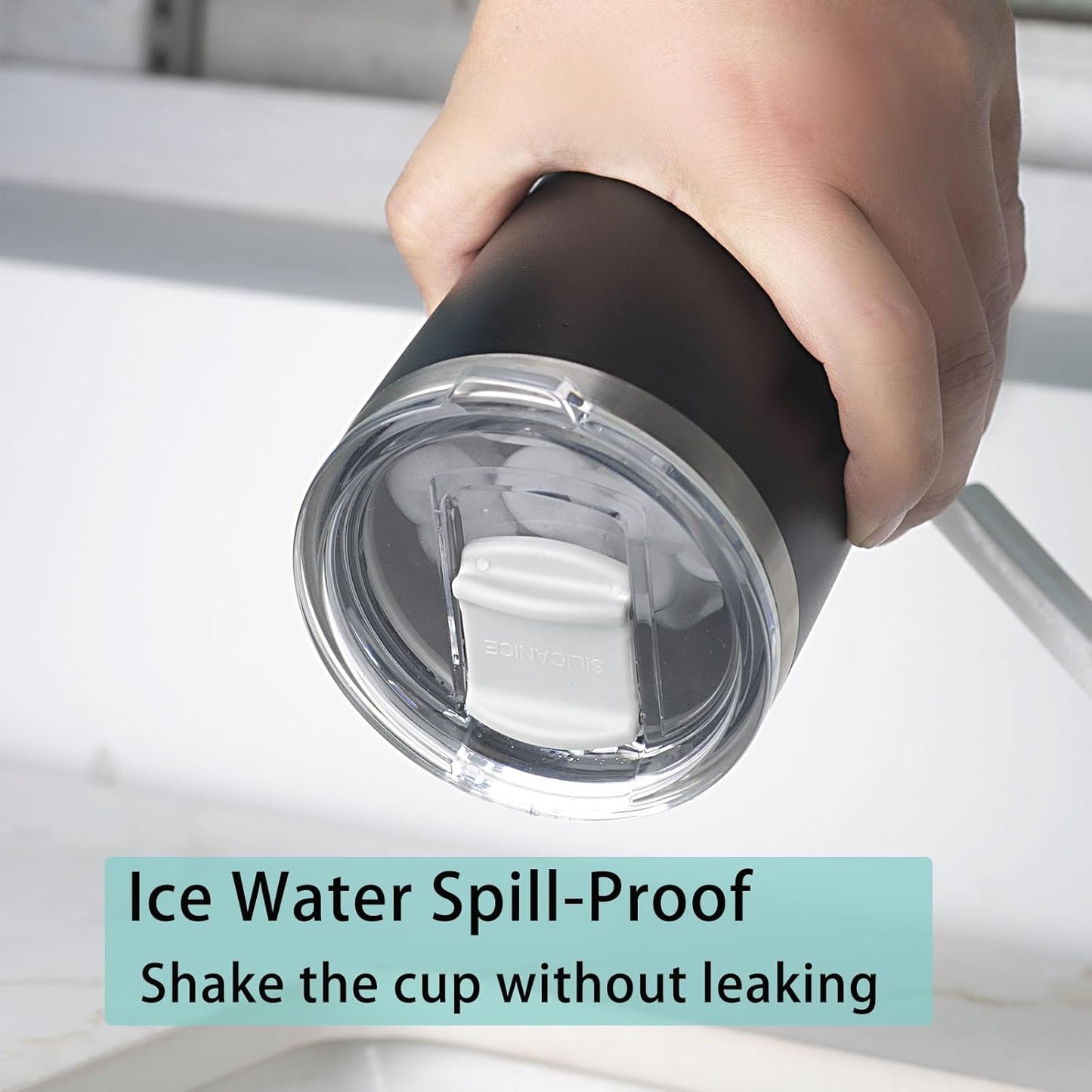 Black 20 oz Stainless Steel Double Wall Vacuum Insulated Tumbler with Lid - Dishwasher Safe & Spill Proof Travel Coffee Iced Cup & Mug For Men,Durable Coating Scratch Resistant Outdoor,Hot Cold Drink