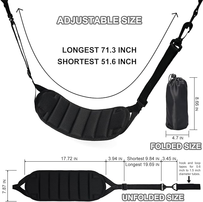 Footrest Hammock, Adjustable Hanging Foot Sling for Airplane Travel, Desk Foot Rest Essentials, Leg Rest Support Strap to Relax Your Feet