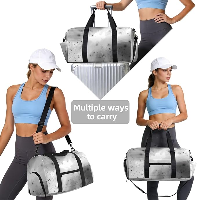 Create Your Own Custom Women'S Gym Duffle Bag With Shoes Compartment, Ideal For Travel, Gym, Sports, Duffel, Weekender