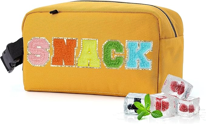 Freezable Lunch Bag,Freezable Snack Bag,Mini Cooler Bag for Travel/Work/School,Small Insulated Bag,Small Cooler Lunch Box with Ice Packs,Insulated Snack Bag,Freezable Snack Box with Handle Buckle