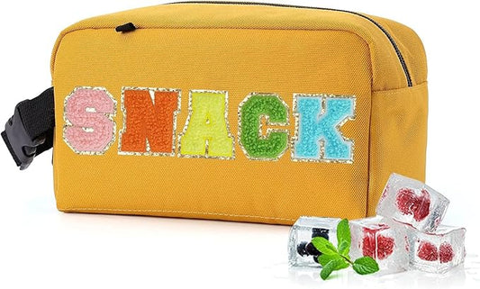 Freezable Lunch Bag,Freezable Snack Bag,Mini Cooler Bag for Travel/Work/School,Small Insulated Bag,Small Cooler Lunch Box with Ice Packs,Insulated Snack Bag,Freezable Snack Box with Handle Buckle