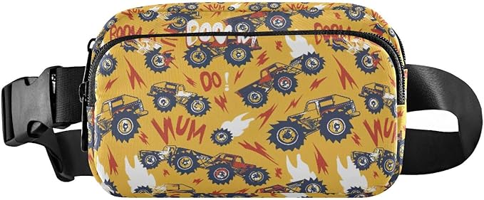 Funny Trunk Car Fanny Pack for Women Men Water Resistant Fashion Waist Packs with Adjustable Strap Belt Bag for Travel Workout Jogging Hiking 21219361