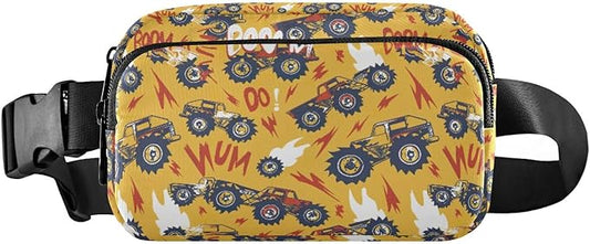 Funny Trunk Car Fanny Pack for Women Men Water Resistant Fashion Waist Packs with Adjustable Strap Belt Bag for Travel Workout Jogging Hiking 21219361