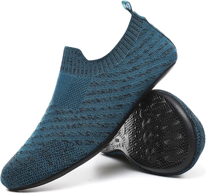 SLEVEL Lightweight Non Slip Travel Indoor Grip House Slipper Socks Unisex Adult Around The House Floor Home Shoes for Women Men
