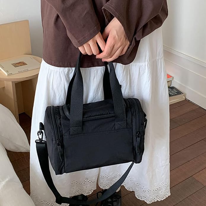 Stylish Convertible Shoulder Bag, Spacious Interior Wear for Daily Commute Outdoor Activities Ergonomic Gym Bag