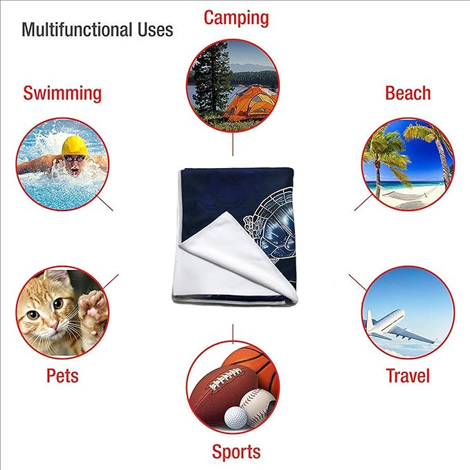 Sea Turtle Oversized Sand Free Beach Towel – 71"X32" Lightweight Quick Dry Microfiber Terry Towel For Travel, Swimming, Pool, And Camping, Absorbent And Compact Beach Essential For Women And Men