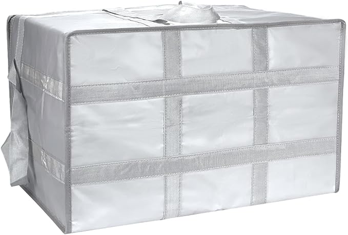 Yalin XXXL Large Insulated Cooler Bag, Styrofoam Cooler of Keep Food Hot or Cold, Reusable Double Zipper Food Delivery Bag for Grocery Shopping, 23" W x 15" H x 14" D