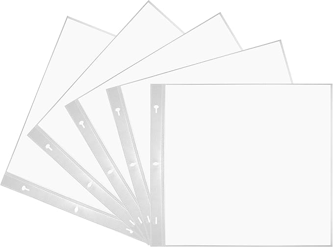 Pioneer RMW-88 White Refill Pages for 8 Inch by 8 Inch Memory Books