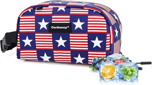 Cerbonny Small Cooler Bag Freezable Lunch Bag for Work School Travel, Leak-proof Insulated Eco-friendly Lunch Bag,