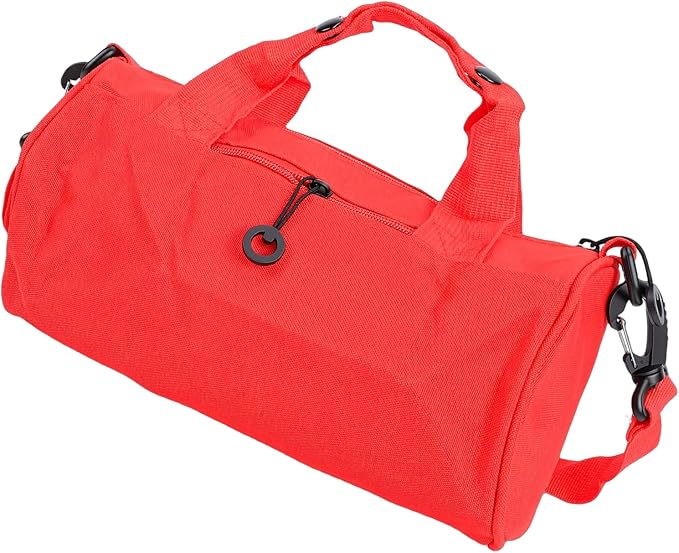 Greensen Compact Travel Bag, Oxford Fabric Gym Bag with Organized Storage, Lightweight and Versatile for Weekend Getaways and Daily Use (Red)