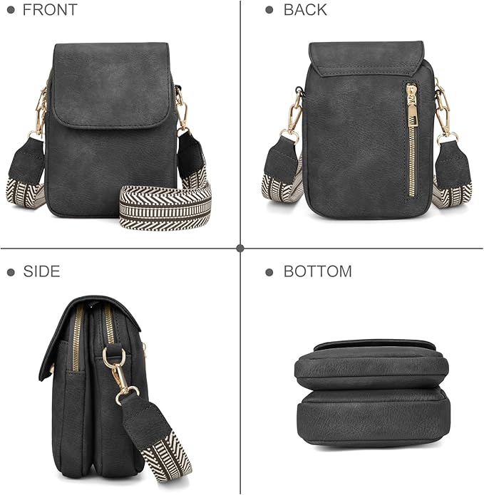Fashion Small Crossbody Bags for Women Trendy Designer Cell Phone Purses Wallets with Card Holder Anti Theft Travel
