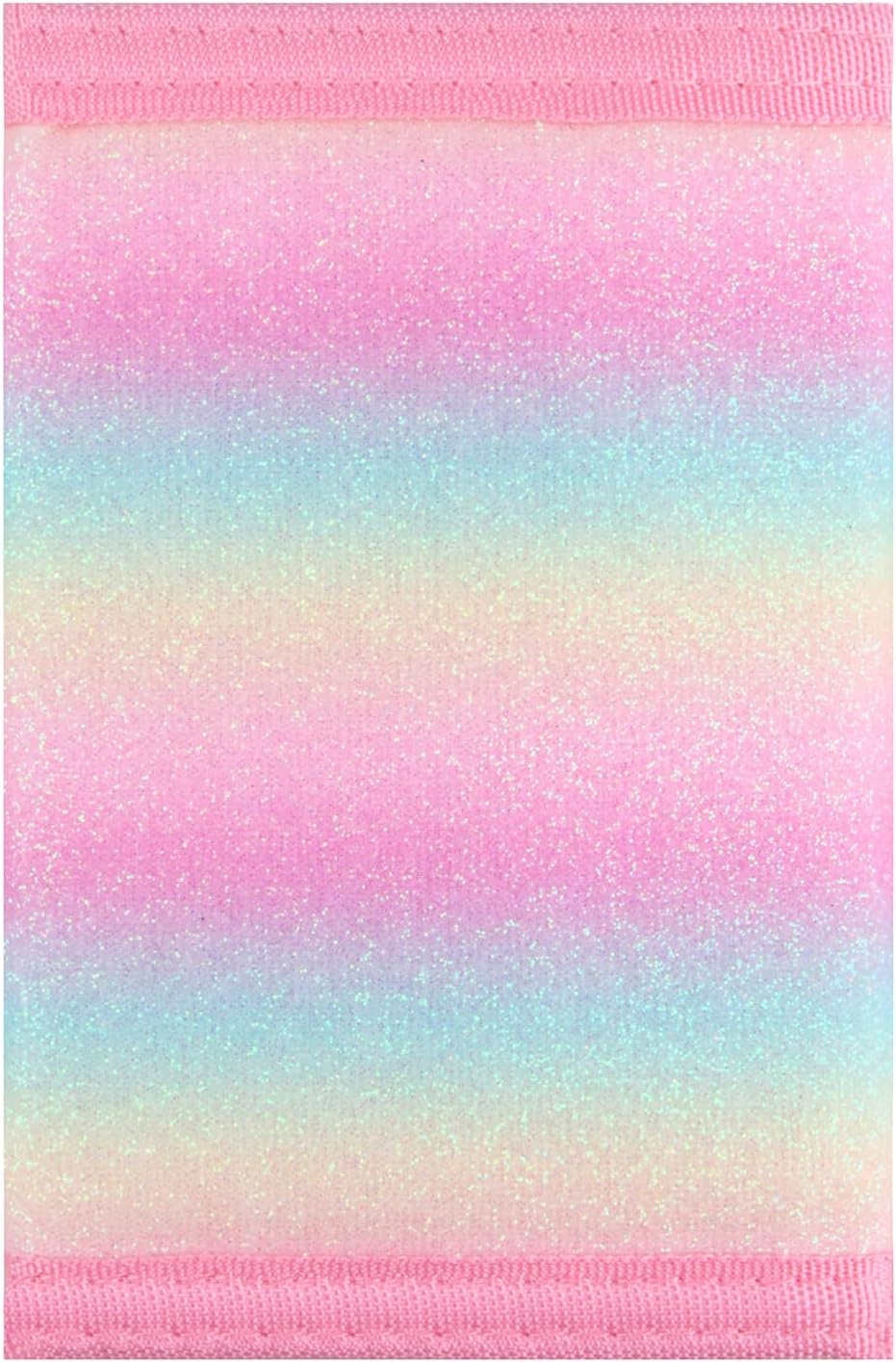 NEICY RFID Blocking Canvas Wallet for Men and Women - Camo Trifold Outdoor Sports Wallets with Magic Sticker for Teen Kids (Rainbow2)