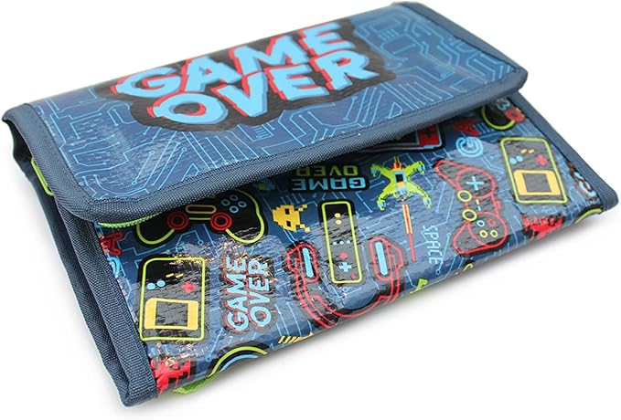 Fashion Stationery Insulated Lunch Bag Kids Lunch Box Folding Reusable Lunchbags for Girls or Boys Lunch Box for School, Beach or Travel Small Cooler or Picnic Coolers