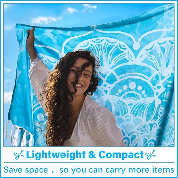 Oversized Turkish Beach Towel Blanket XXL Cotton Sandproof Towels Boho Woven Extra Large Big Sand Free Giant Throw Blankets Huge Quilt XL Picnic Camping Necessities Cloud for Adult Gifts