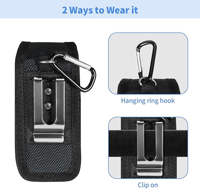Kenobee Multitool Sheath EDC Pouch Compatible with Leatherman Wave Plus Wingman Surge Rebar, Multi-Purpose Belt Clip Tool Holder Bag, Utility Tactical Waist Pack Camping Hiking Pocket Organizer Case