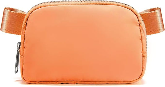 Fanny Pack Cross Body Small Crossbody Bags for Women Men Trendy Nylon Waterproof Mini Purse Travel Running Belt Bag Lulu Dupes Bum Hip Chest Waist Pack Side Bag Must Have Dark Blue