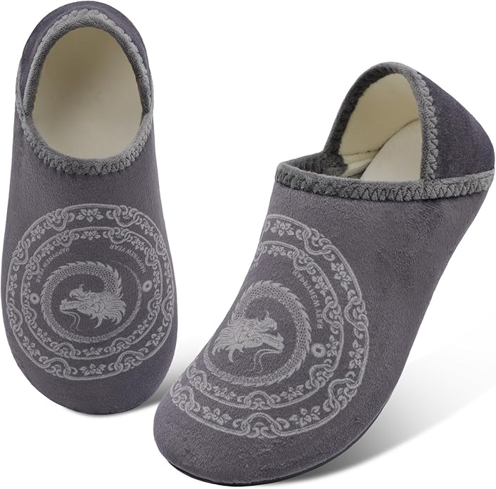 Scurtain Unisex Adults Rubber Sole Slippers