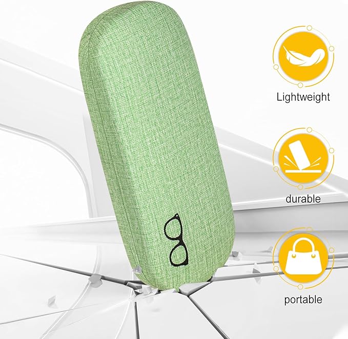 RayLove 3-Pack Hard Shell Eyeglasses Case Large Reading Glasses Hard Case