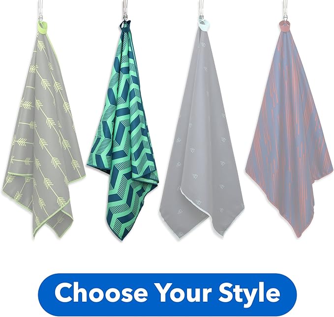 Acteon Large Microfiber Beach Towel, 64" x 30" Quick Dry Odor-Free Technology, Men & Women Fast Drying Absorbent Swim Towels for Swimmers, Sand, Pool, Travel, Hiking, Gym, Camping, Bath