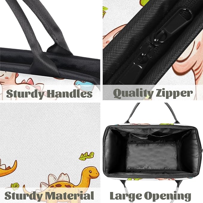 Dino Overnight Weekender Bag for Women Men Travel Duffel Bags Waterproof Luggage Carry on Sports Yoga Gym Bag