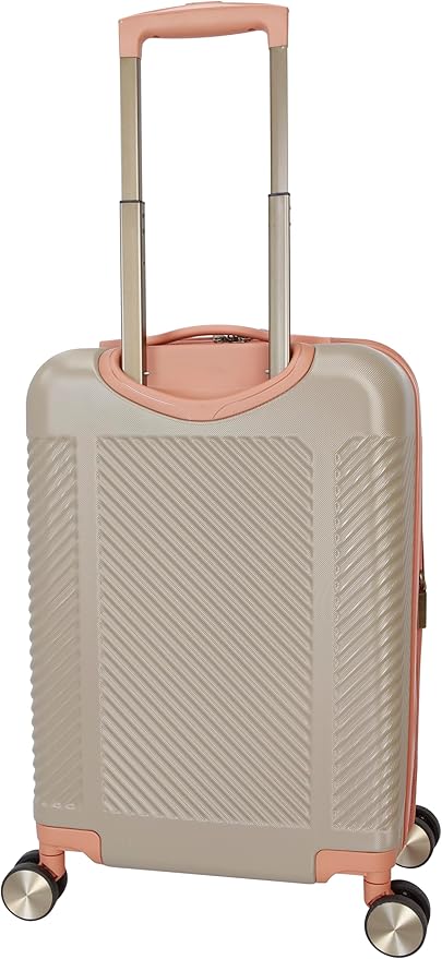 Dockers Spectra Hardside Expandable 8-Wheel Spinner Checked Luggage, 3-Piece Set, Timberwolf