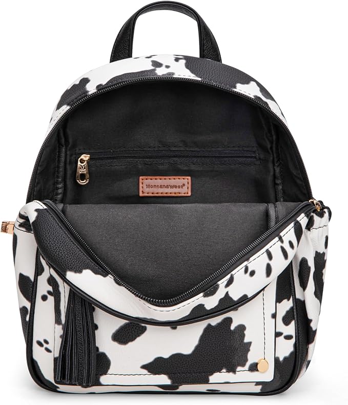 Montana West Mini Backpack Purse for Women Anti Theft Backpacks with Secured Zipper and Tassel
